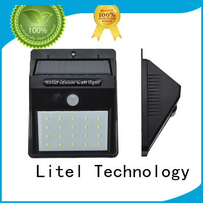 flickering solar panel garden lights microware for landing spot Litel Technology