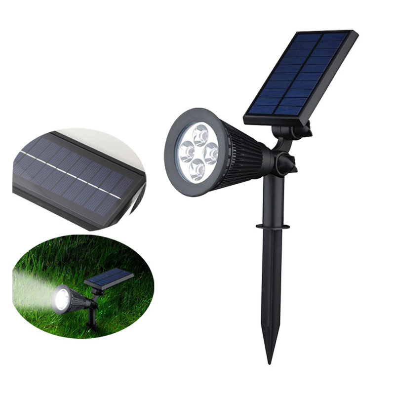 熱い販売5.5V ABS屋外LED太陽光発電芝生スポットライト