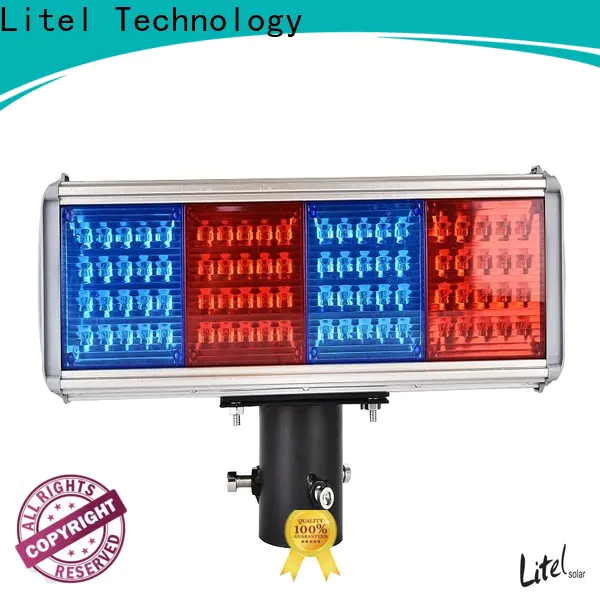 custom solar led traffic lights powered at discount for warning