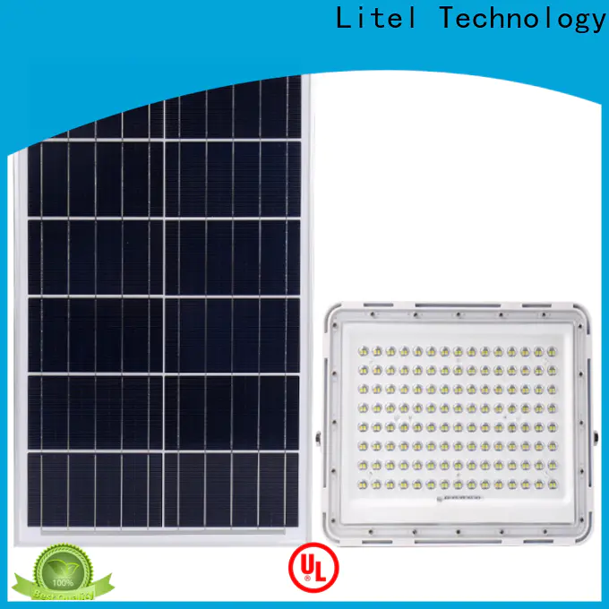 Litel Technology remote control best outdoor solar flood lights for porch