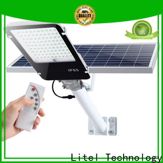 डिम 60W सौर एलईडी स्ट्रीट लाइट लोकप्रिय सेंसर रिमोट कंट्रोल पोर्च के लिए