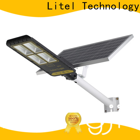Litel teknolojisi loş güneş enerjili sokak ışıkları konut sensörü uzaktan kumanda için fabrika
