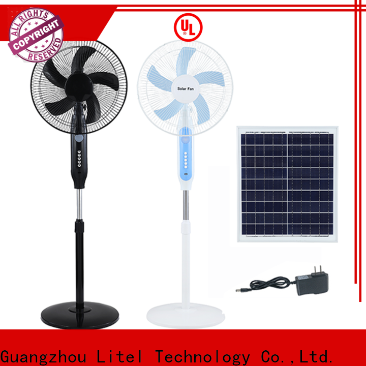 Litel Technology approved solar powered fan at discount for house