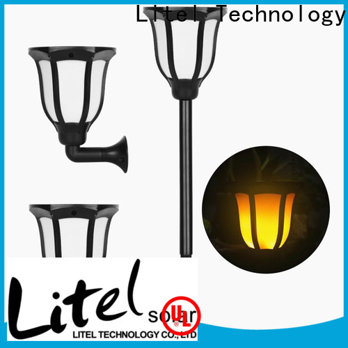 Litel Technology Flame Solar LEDガーデンライトステップ