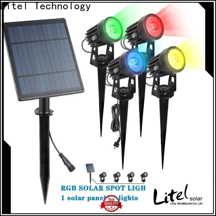 Litel Technology wireless hanging solar garden lights decoration for lawn
