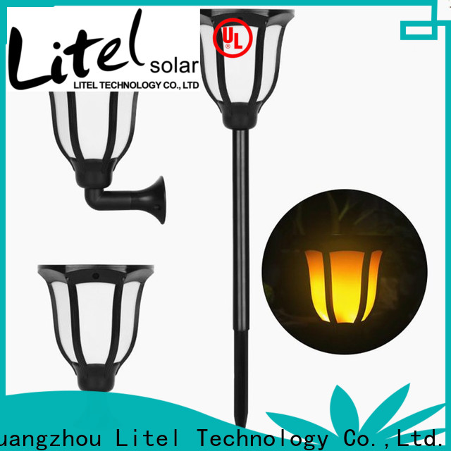 Litel Technology Power Solar LED庭ライトの溝のための装飾