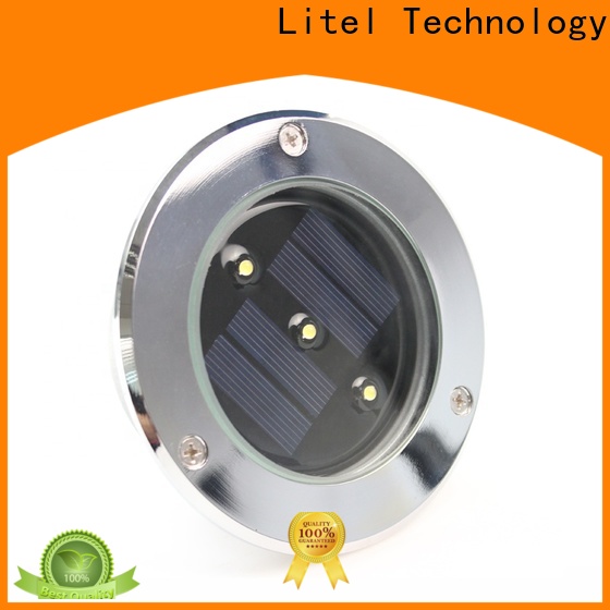 Litel teknolojisi açık güneş bahçe duvar lambaları oluk için satışa