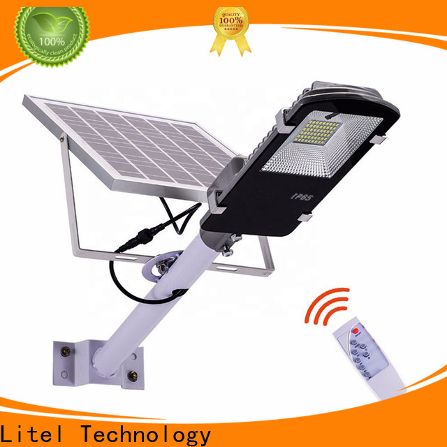 Litel Technology Низкая стоимость лучших солнечных уличных фонарей Датчик дистанционного управления для склада
