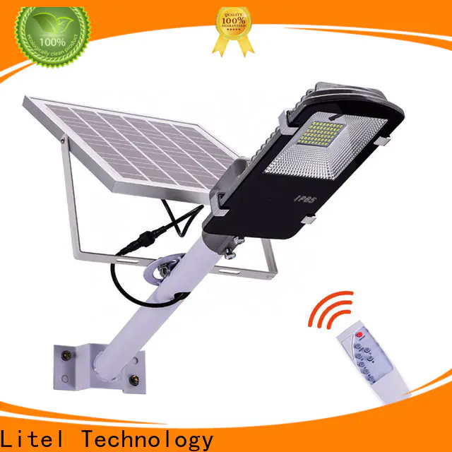 Litel Technology low cost best solar street lights sensor remote control for warehouse