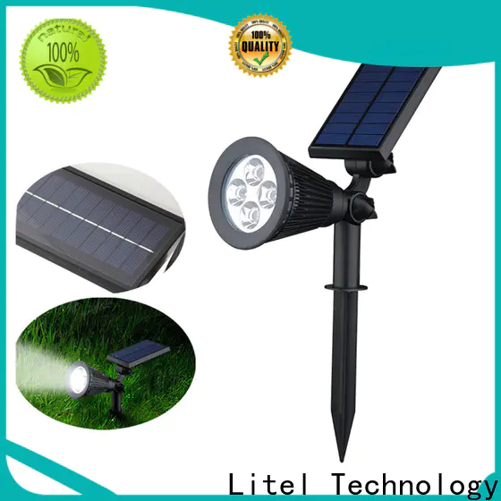 Litel Technology wall mounted outdoor solar garden lights motion for garden
