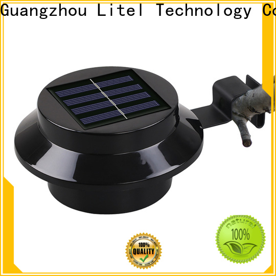 Litel Technology Outdoor Solar LED Gartenlicht ABS für Rinne