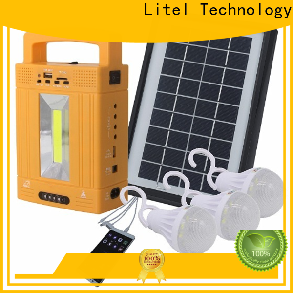 Technologia LITEL w rabatach Słoneczny system oświetlenia Cena dla garażu