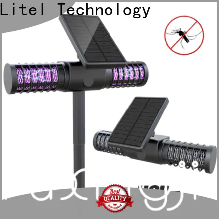 Litel Technology flame solar garden lights pole for lawn