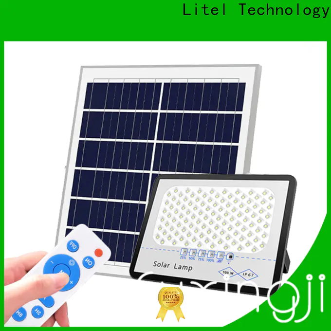 reasonable price solar flood lights remote control bulk production for workshop