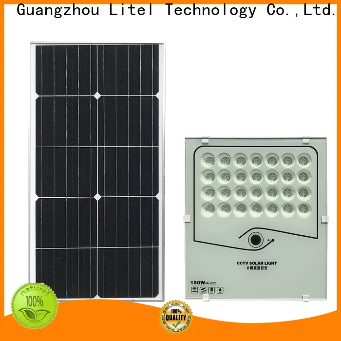 Litel Technology remote control solar flood lights outdoor inquire now for garage