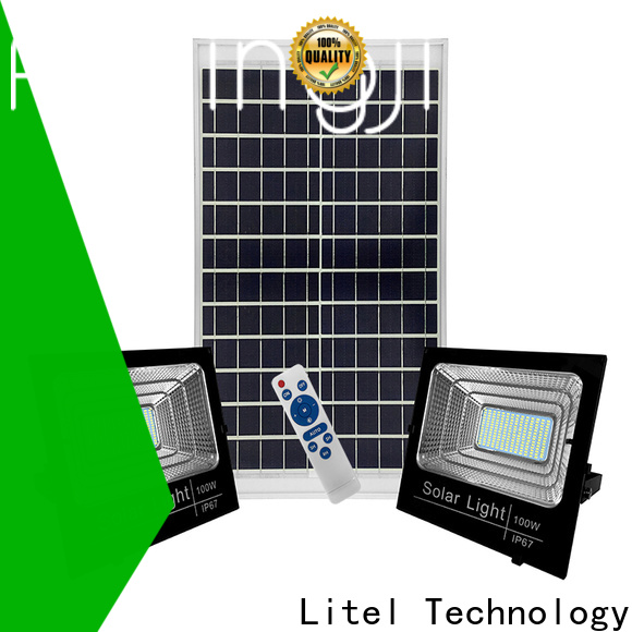 लिटेल टेक्नोलॉजी रिमोट कंट्रोल सौर संचालित बाढ़ रोशनी पैटियो के लिए थोक उत्पादन
