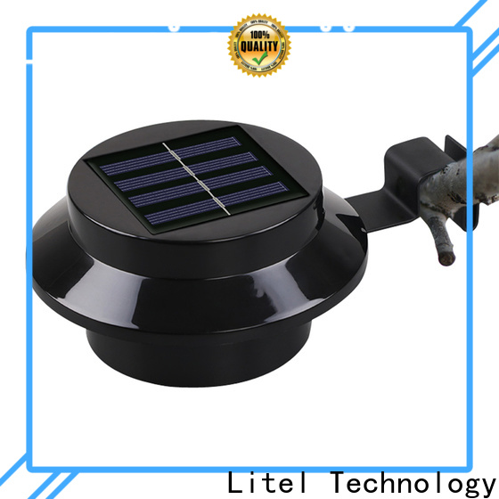Litel Technology Sensor Solar LED Garden Light Wall Para El Lugar De Aterrizaje
