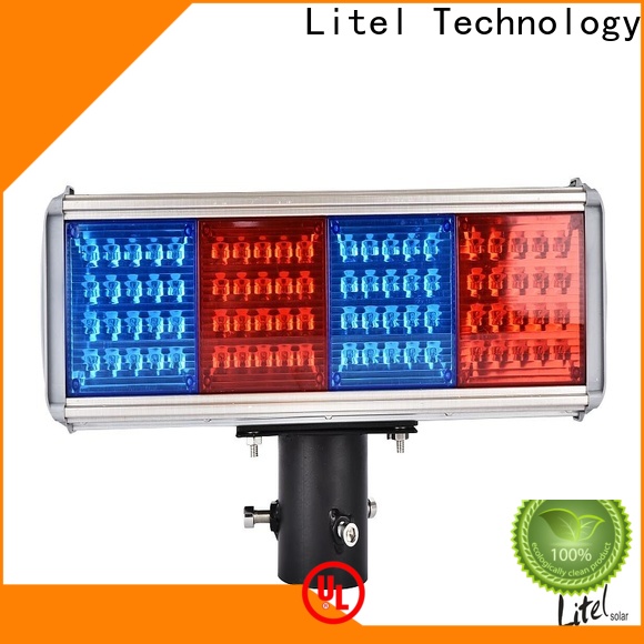 Litel Technology Custom Solar LED إشارات المرور الساخنة بيع للإنذار