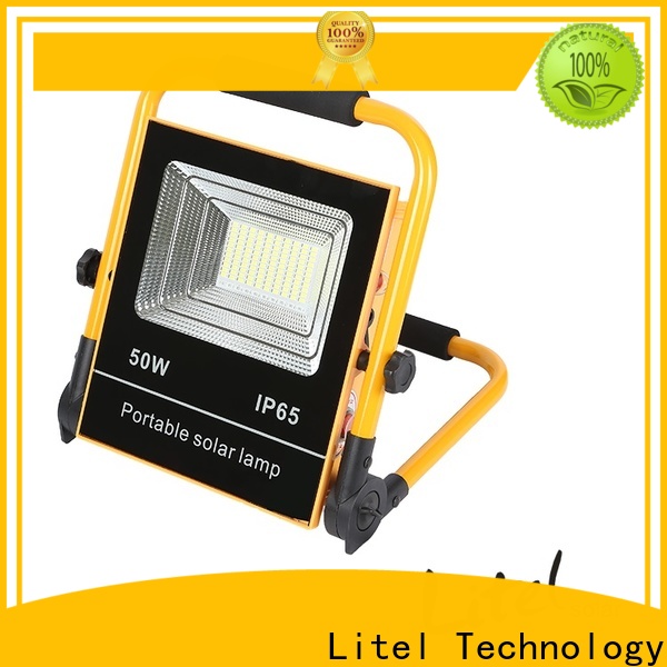 Litel Technology سعر معقول أضواء الفيضانات الشمسية عن طريق السائبة للبورش
