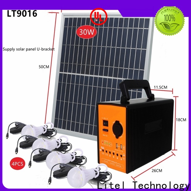 Litel تكنولوجيا سطوع نظام الإضاءة الشمسية سعر المصنع لورشة العمل