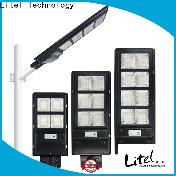 เทคโนโลยี Litel คุณภาพที่ดีที่สุดทั้งหมดในหนึ่งแสงอาทิตย์ไฟถนนสั่งตอนนี้สำหรับคลังสินค้า