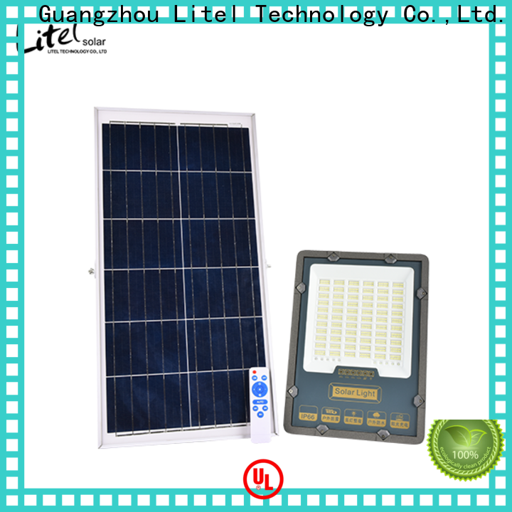 Litel Technology remote control best outdoor solar flood lights by bulk for porch