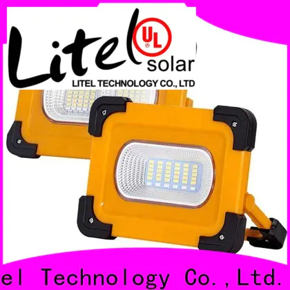 Litel Technology remote control solar flood lights for barn