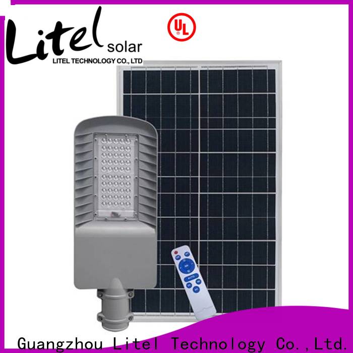 Litel Technology wireless solar led street light fixture at discount