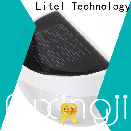 wireless solar led garden light barn step for gutter