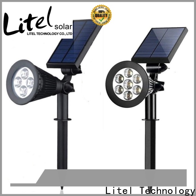 Litel Technology wireless best solar garden lights wall for landing spot