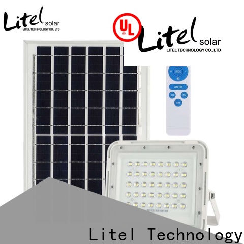 Litel Technology solar powered flood lights for workshop
