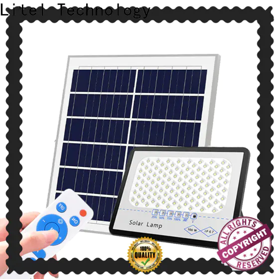 competitive price solar powered flood lights remote control inquire now for warehouse