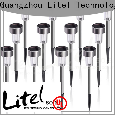 Litel Technology waterproof solar panel garden lights step for gutter