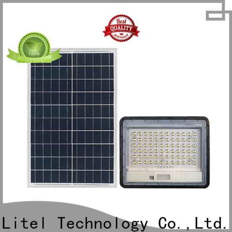 Litel Technology remote control best outdoor solar flood lights by bulk for warehouse