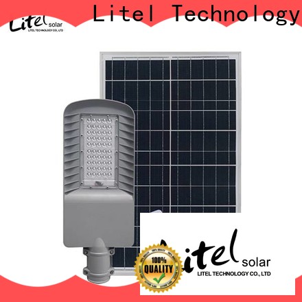 Litel Technology wireless solar led street light fixture custom for gutter