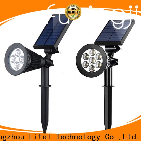 Litel Technology wireless solar led garden lights flame for landscape