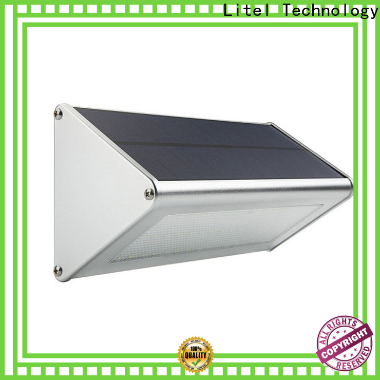 Litel Technology flickering solar powered garden lights step for landing spot