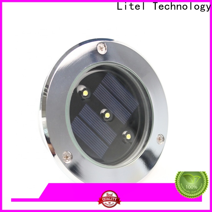 Litel Technology wireless solar garden lights wall for gutter