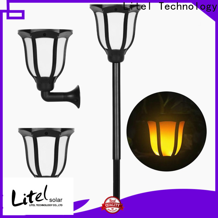 Litel Technology porch solar panel garden lights for garden