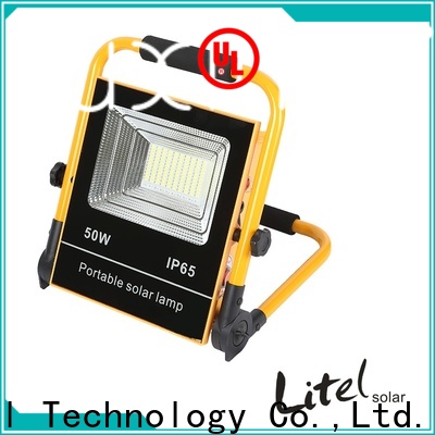 Litel Technology competitive price best solar led flood lights by bulk for factory