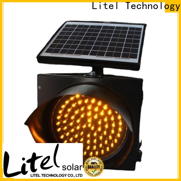 Litel Technology OBM solar led traffic lights at discount for warning