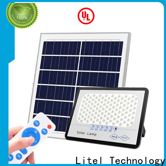 Litel Technology solar powered flood lights bulk production for porch