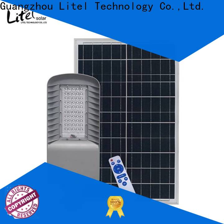 wireless solar led street light fixture remote control at discount