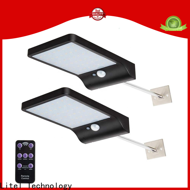 Litel Technology waterproof solar garden wall lights power for landscape