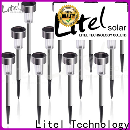 waterproof best solar garden lights step pole for garden