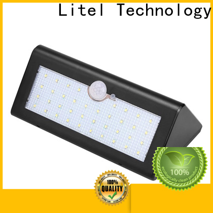 Litel Technology wall mounted solar garden wall lights flame for landscape
