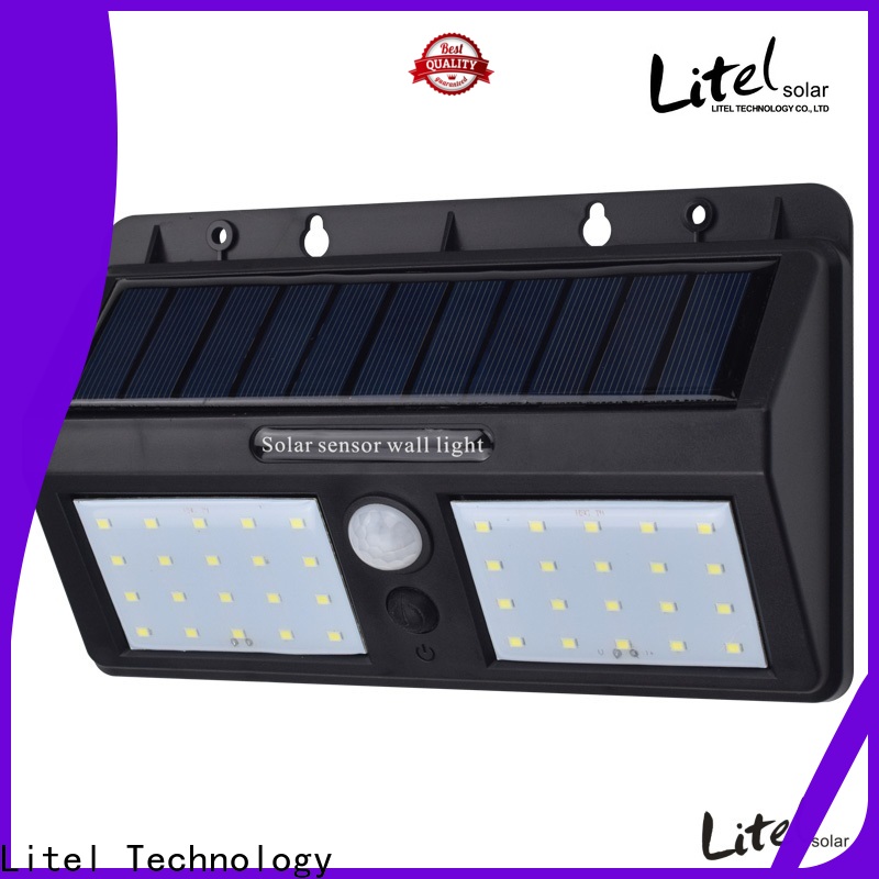 Litel Technology wall solar powered garden lights bridgelux for garden