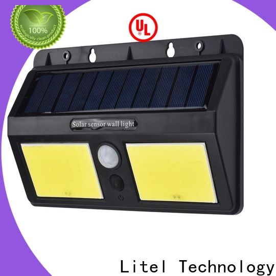 wireless solar garden wall lights sensor lumen for landscape