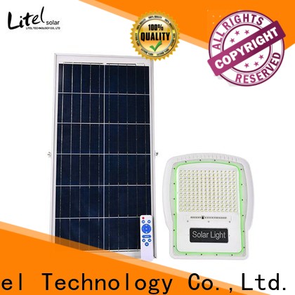 Litel Technology low cost solar powered flood lights for porch