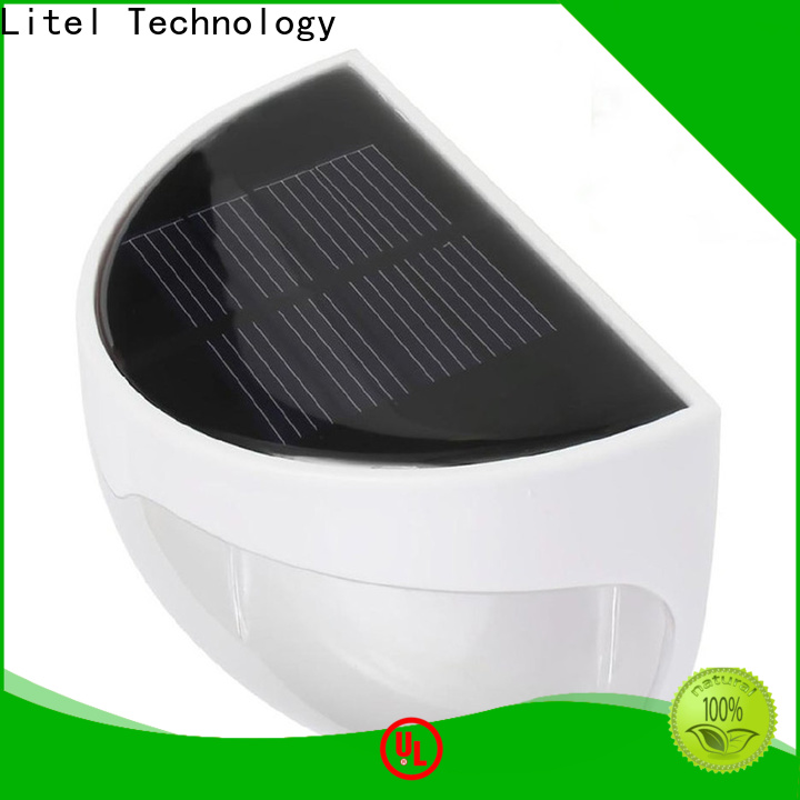 Litel Technology wall mounted outdoor solar garden lights lamp for landscape